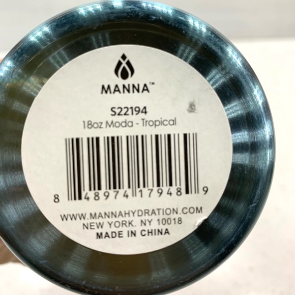 Manna Moda  18oz Tropical stainless water bottle - Picture 5 of 8